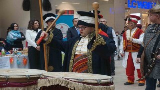 Edirnede özel öğrencilerden mehteran gösterisi