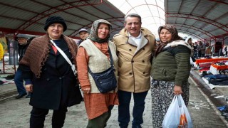 Efelerde ikinci el pazarı yeni yerine taşındı