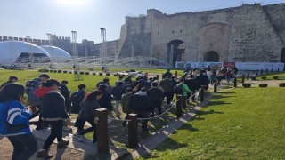 Efsaneleriyle ünlü Yedikule Hisarında rehberli gündüz turları devam ediyor