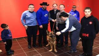 Eğitimli köpekler ile engelliler gününde farkındalık