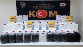 Elazığda 190 litre etil alkol ele geçirildi: 11 şüpheliye işlem yapıldı