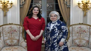 Emine Erdoğan, Karadağ Cumhurbaşkanının eşi Milena Milatoviç ile bir araya geldi