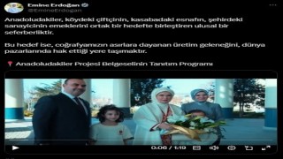 Emine Erdoğandan Anadoludakiler paylaşımı: