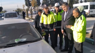 Engelli Vatandaşlar Trafik Denetimi Yaptı