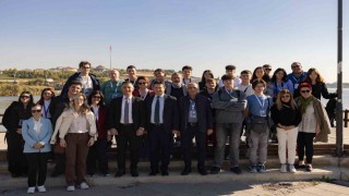 Erasmus projesi ile Ankaraya gelen öğrenciler Gölbaşı turu yaptı