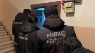 Erzincan merkezli uyuşturucu operasyonu: 9 gözaltı