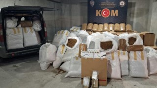 Erzincanda 2 ton 550 kg kaçak tütün ele geçirildi