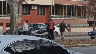 Erzincanda iki sürücü arasında yol vermeme kavgası