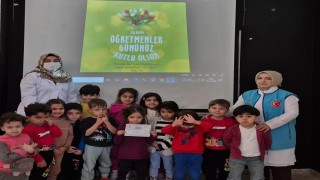 Erzurumda hanımlardan Filistine anlamlı bağış