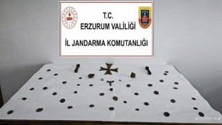 Erzurumda Roma dönemine ait eserler ele geçirildi