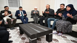 Erzurumda şehidin ailesine vefa