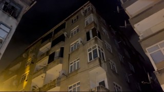 Esenlerde kolonları çatlayan 6 katlı bina tahliye edildi