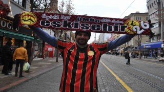Eskişehirsporun kritik maçını izlemek için İzmirden geldi