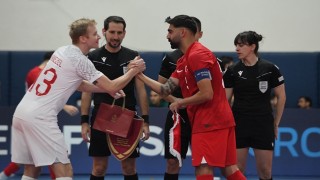 Futsal A Millî Takımı 2026 Avrupa Şampiyonası ilk maçı için ETÜde parkeye çıktı