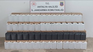 Gazipaşada 3 bin litre kaçak etil alkol ele geçirildi