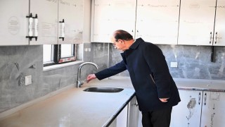 Geçit, kentsel dönüşüm konutlarını inceledi