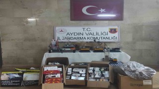 Germencikte bandrolsüz tütün ele geçirildi
