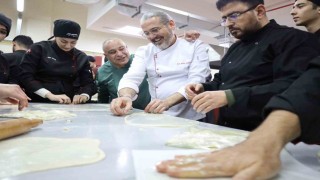 GİBTÜde katmer yapımı atölyesi