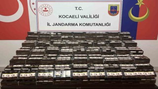 Gümrük kaçağı 90 bin makaron ele geçirildi