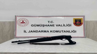 Gümüşhanede ruhsatsız silah operasyonu