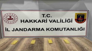 Hakkaride 4 kilo külçe altın ele geçirildi