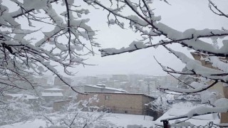 Hakkâride kar yağışı