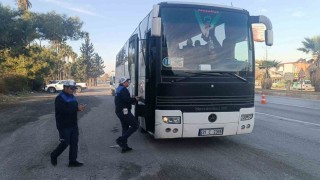 Hatayda toplu ulaşım araçlarında sıkı denetim
