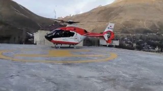 Helikopter ambulans 22 yaşındaki hasta için havalandı
