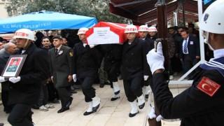 Helikopter kazasında hayatını kaybeden Pilot Bayram Çiçek son yolculuğuna uğurlandı