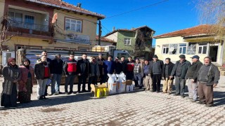 Hisarcıkta 23 organik adaçayı üreticisine gübre desteği