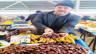 Hisarcıkta coğrafi işaretli Simav Kestanesi pazarın gözdesi