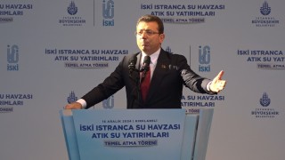İBB Başkanı İmamoğlu: “İstanbulun bir başka sorunu, batıya karşı yani size yakın olan Trakya tarafı İstanbulun suyunun üçte ikisini harcıyor”