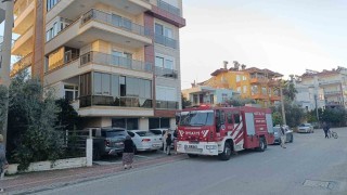 İkamette çıkan yangına ilk müdahaleyi vatandaşlar yaptı