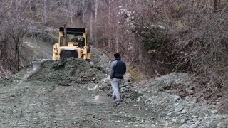 İki köyü birbirine bağlayan yol yarım asır sonra eski günlerine dönüyor