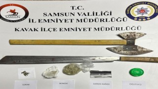 İş yerine uyuşturucu baskını