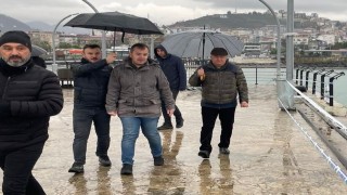 İskeleye fırtına tedbiri