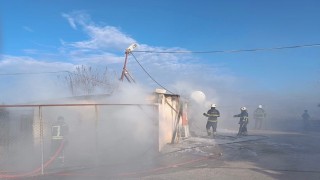 İskenderunda tavuk çiftliğinde yangın