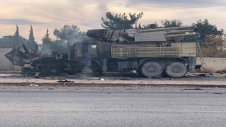 İsrailin Suriyede imha ettiği hava savunma sistemleri görüntülendi