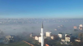 İstanbulda yılın son gününde masalsı sis görüntüleri