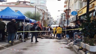 İzmirde 2 kişinin öldüğü elektrik akımı olayında keşif yapılıyor