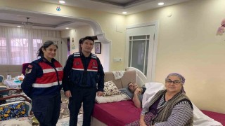 Jandarmadan engelli vatandaşların yanında