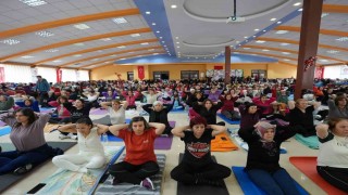 Kadınlar yeni yıla sporla ‘Merhaba dedi