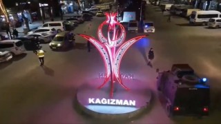Kağızmanda asayiş ve güvenlik uygulaması gerçekleştirildi