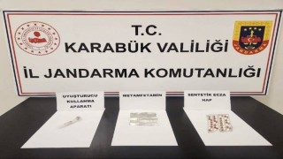 Karabükte 4 kişinin üzerinde uyuşturucu yakalandı