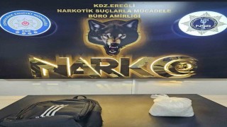 Karadeniz Ereğlide operasyonda 1 kilogram uyuşturucu ele geçirildi