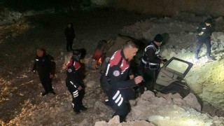 Karamanda ‘dur ihtarına uymayan sürücü kaza yaptı