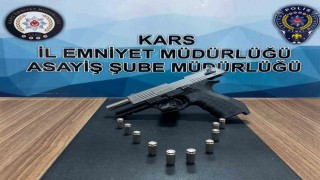 Karsta silah ele geçirildi