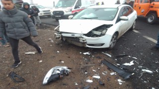 Karsta trafik kazası: 1 yaralı