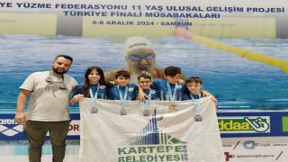 Kartepe Belediyespor yüzme takımından tarihi zafer