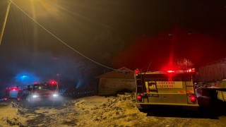 Kastamonuda alevlere teslim olan ev kullanılmaz hale geldi